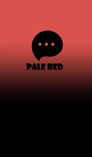 [LINE着せ替え] Black & Pale Red Theme V3 (JP)の画像1