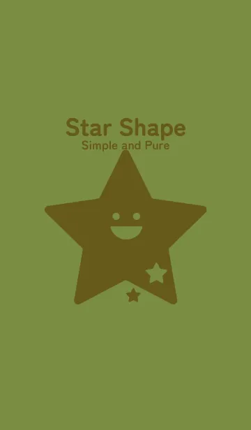 [LINE着せ替え] 星型の着せかえ グラスグリーンの画像1