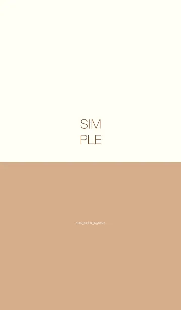 [LINE着せ替え] 0Nh_24_ベージュ2-3の画像1