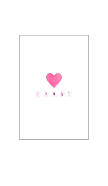 [LINE着せ替え] watercolor pink-HEART 21の画像1