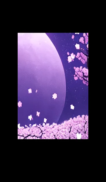 [LINE着せ替え] 月光夜桜#CaC16。の画像1