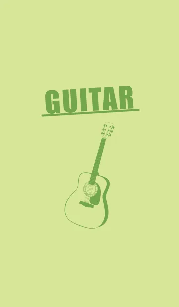 [LINE着せ替え] GUITAR COLOR 若菜色の画像1