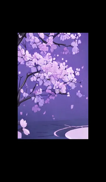 [LINE着せ替え] 月光夜桜#CaC12。の画像1