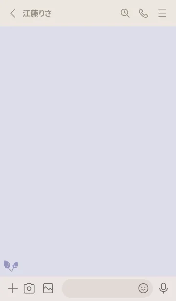 [LINE着せ替え] 桜10<パープル>の画像2