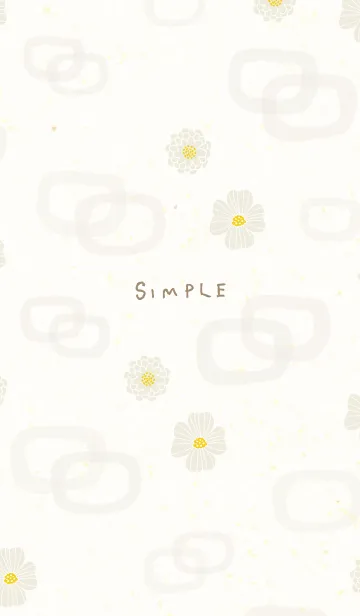 [LINE着せ替え] 花と輪28の画像1