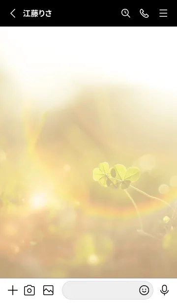 [LINE着せ替え] 四つ葉のクローバー Cuddle #2-8の画像2