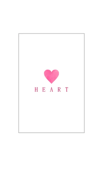 [LINE着せ替え] watercolor pink-HEART 22の画像1