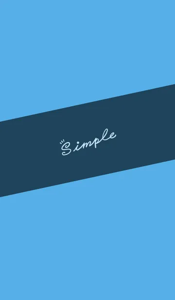 [LINE着せ替え] Simple Lines J-Dark Blue (Bl5)の画像1