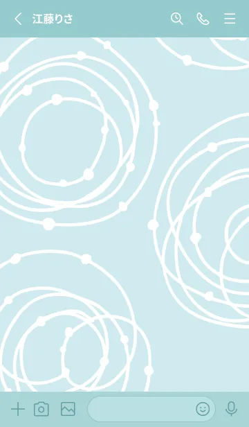 [LINE着せ替え] くるくる シンプル30の画像2