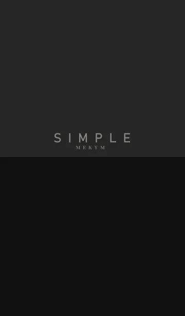 [LINE着せ替え] SIMPLE ICON-MATTE BLACK 9の画像1