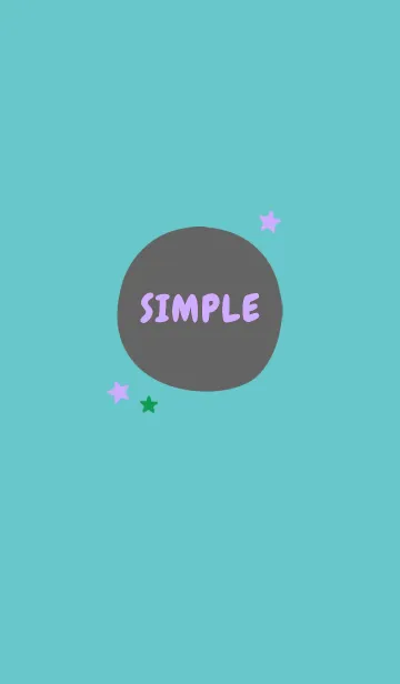 [LINE着せ替え] SIMPLE COLOR STAR THEME 9の画像1