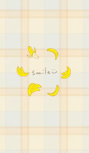 [LINE着せ替え] バナナ シンプルかわいい15の画像1