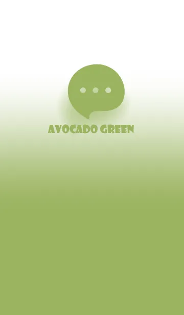 [LINE着せ替え] Avocado Green & White Theme V.4 (JP)の画像1