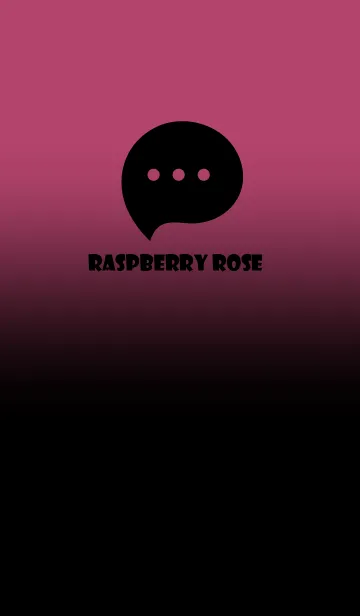 [LINE着せ替え] Black & Raspberry Rose Theme V3 (JP)の画像1