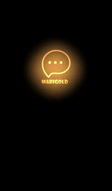 [LINE着せ替え] Marigold Neon Theme V3 (JP)の画像1