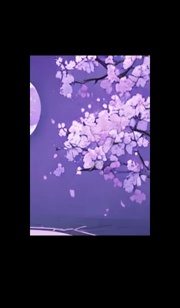 [LINE着せ替え] 月光夜桜#CaC124。の画像1