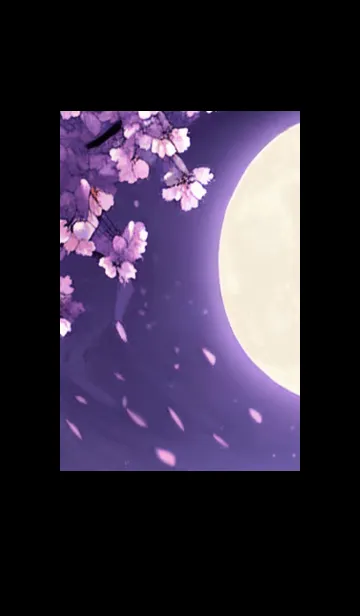 [LINE着せ替え] 月光夜桜#CaC119。の画像1