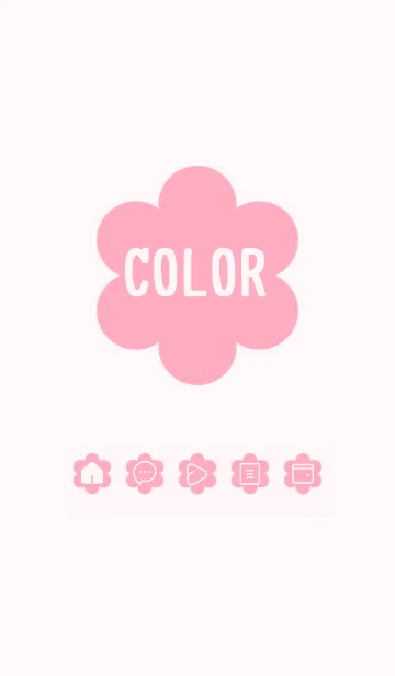 [LINE着せ替え] pink color C24の画像1