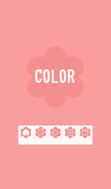 [LINE着せ替え] red color C21の画像1