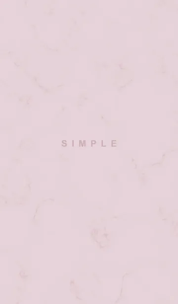 [LINE着せ替え] SIMPLE♦ダスティピンク12_1の画像1