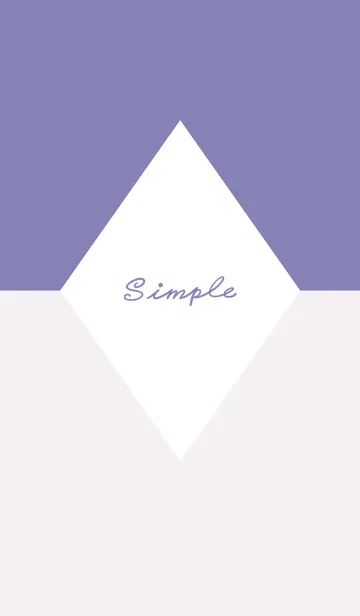 [LINE着せ替え] Simple Times J-blue purple (Pu3)の画像1