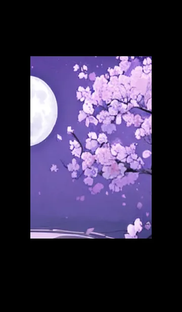 [LINE着せ替え] 月光夜桜#CaC19。の画像1