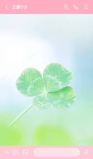 [LINE着せ替え] 四つ葉のクローバー Vintage Lens #3-10の画像2