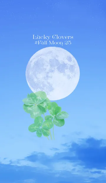 [LINE着せ替え] Lucky Clovers #Full Moon 25の画像1