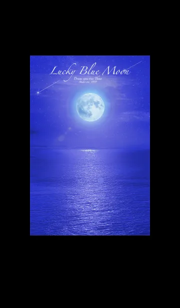 [LINE着せ替え] 運気上昇 Lucky Blue Moon12の画像1