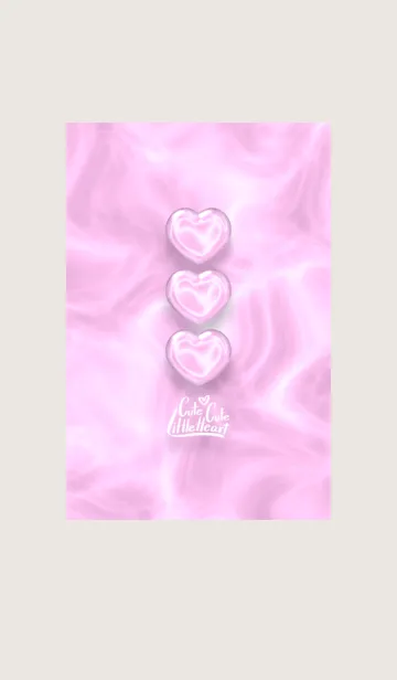 [LINE着せ替え] Cute Cute Little Heart New Theme JPN 5の画像1