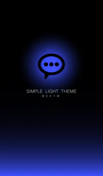 [LINE着せ替え] SIMPLE LIGHT ICON-GRADATION- 5の画像1