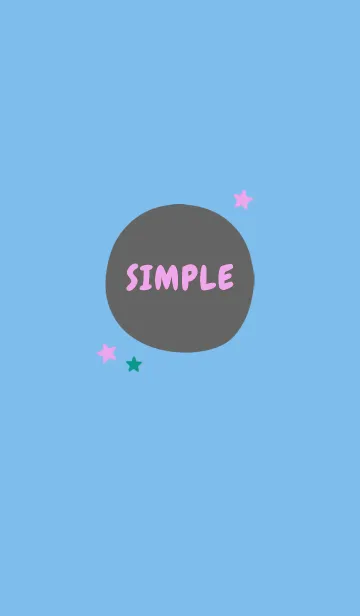 [LINE着せ替え] SIMPLE COLOR STAR THEME 10の画像1