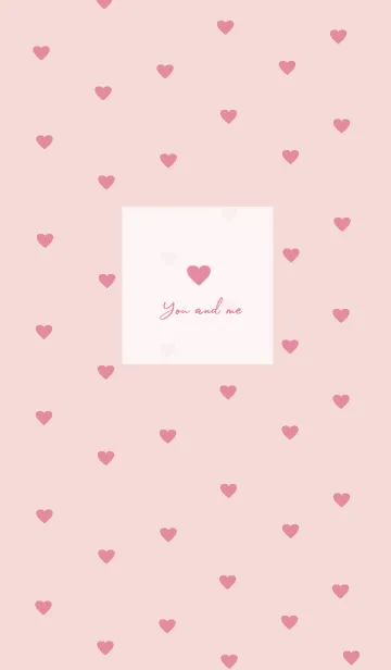 [LINE着せ替え] pattern_heart (sakura pink)の画像1