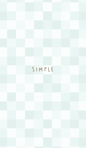 [LINE着せ替え] 白色モザイク グリーン2の画像1