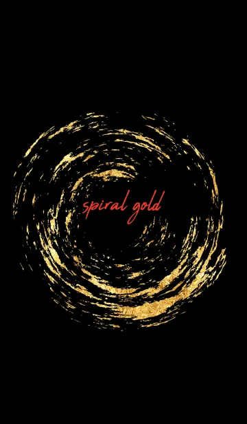 [LINE着せ替え] spiral gold 30の画像1