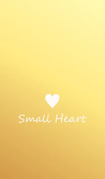 [LINE着せ替え] Small Heart *Yellow Gradation 4*の画像1