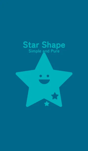 [LINE着せ替え] 星型の着せかえ 鴨の羽色の画像1