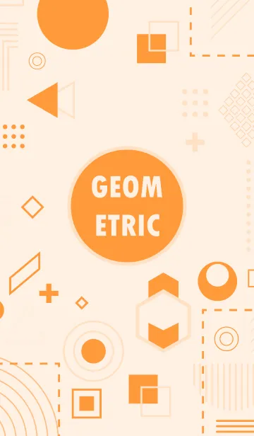 [LINE着せ替え] Complex Geometric Carrotの画像1