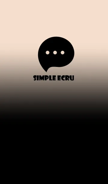 [LINE着せ替え] Black & Ecru Theme V3 (JP)の画像1