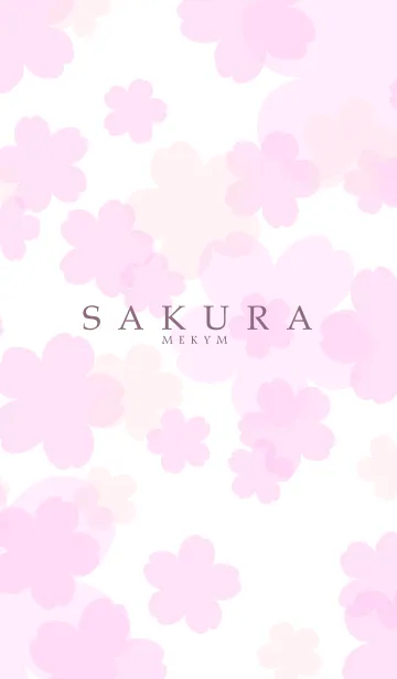 [LINE着せ替え] SAKURA - Cherry Blossoms WHITE 4の画像1