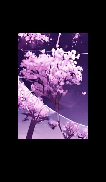 [LINE着せ替え] 月光夜桜#DB02。の画像1