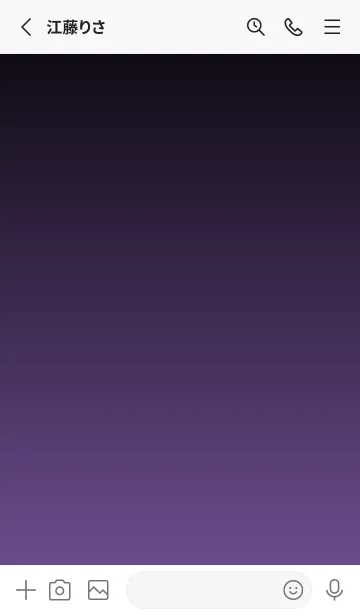 [LINE着せ替え] ブラック★江戸紫.TKCの画像2