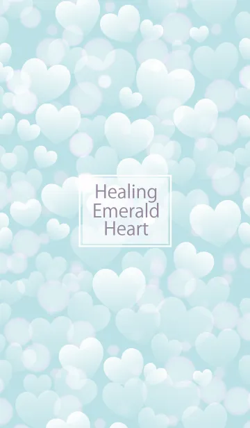 [LINE着せ替え] Healing Emerald Heart 34の画像1