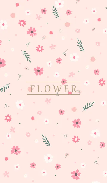 [LINE着せ替え] MANY FLOWERS PINK 80の画像1