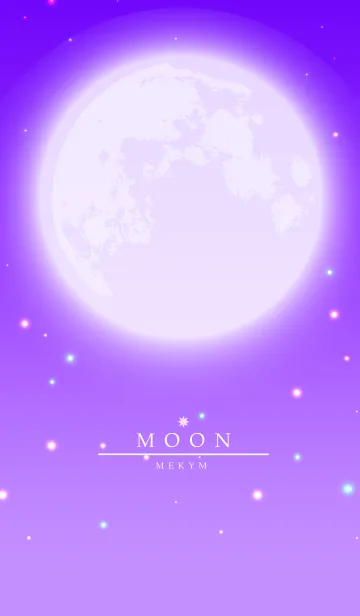 [LINE着せ替え] MOON-PURPLE.MEKYM 2の画像1