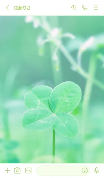 [LINE着せ替え] 四つ葉のクローバー Vintage Lens #6-10の画像2