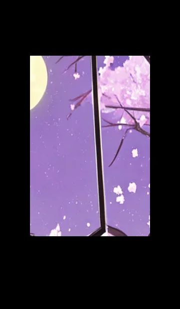 [LINE着せ替え] 月光夜桜#DB028。の画像1
