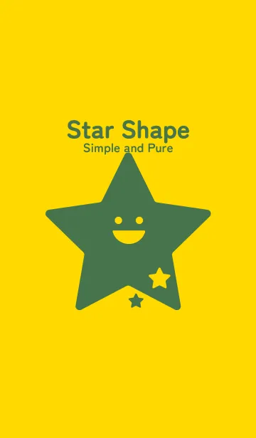 [LINE着せ替え] 星型の着せかえ タンポポ色の画像1