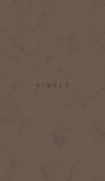 [LINE着せ替え] SIMPLE♦モカブラウン04_1の画像1