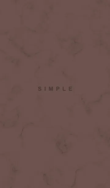 [LINE着せ替え] SIMPLE♦チョコレートブラウン03_1の画像1